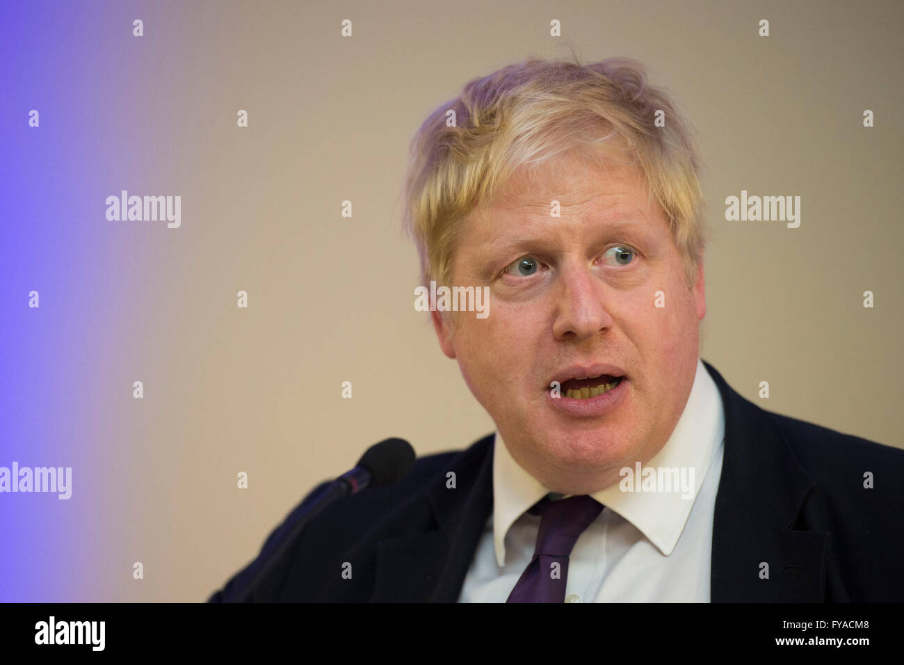 Boris Johnson Conservative MP and former Mayor of London. Boris Johnson campaigned for Britain to leave the EU in referendum. Stock Photo