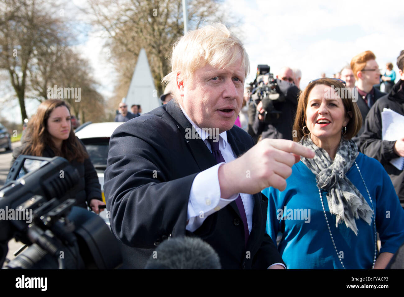 Boris Johnson MP Conservative Foreign Secretary Stock Photo