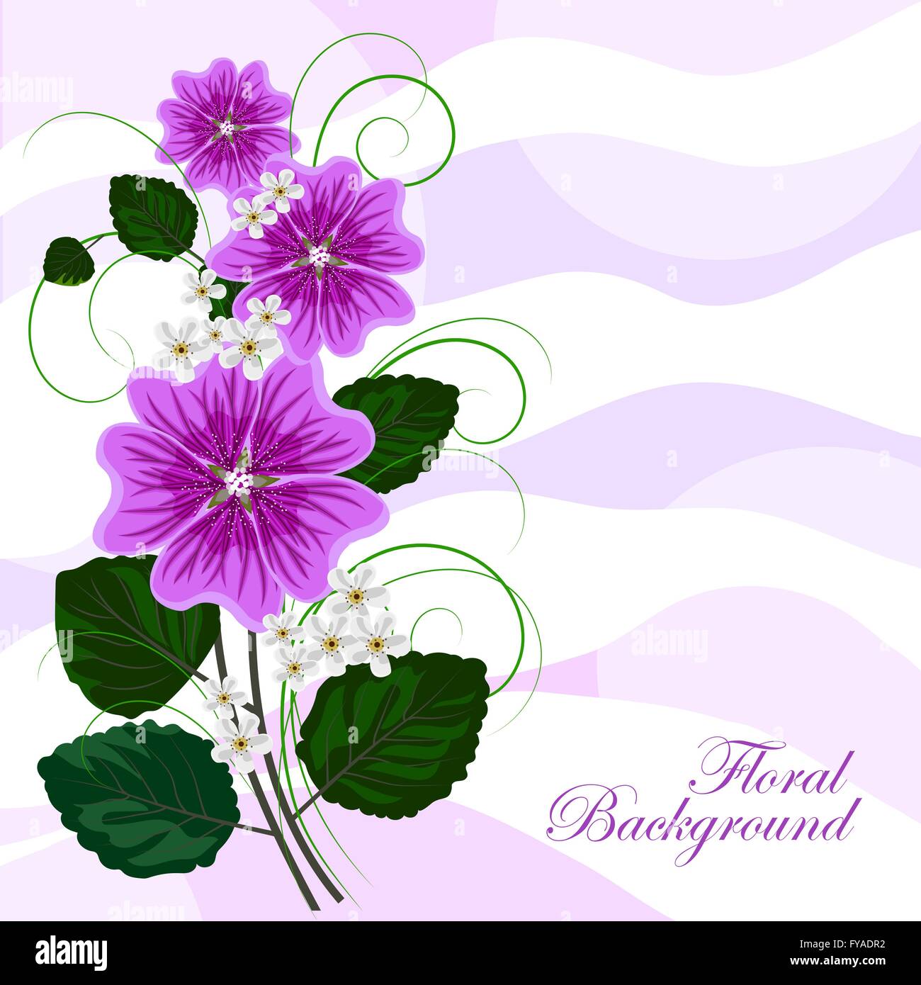 Floral vector background Stock Vector Image & Art - Alamy