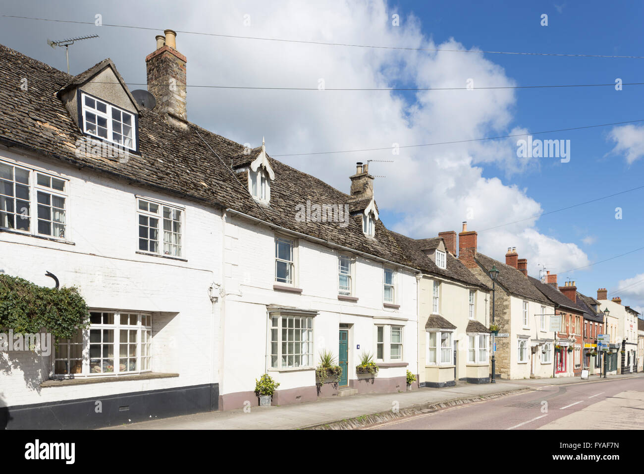 Attractive buildings in the Historic town of Cricklade, Wiltshire