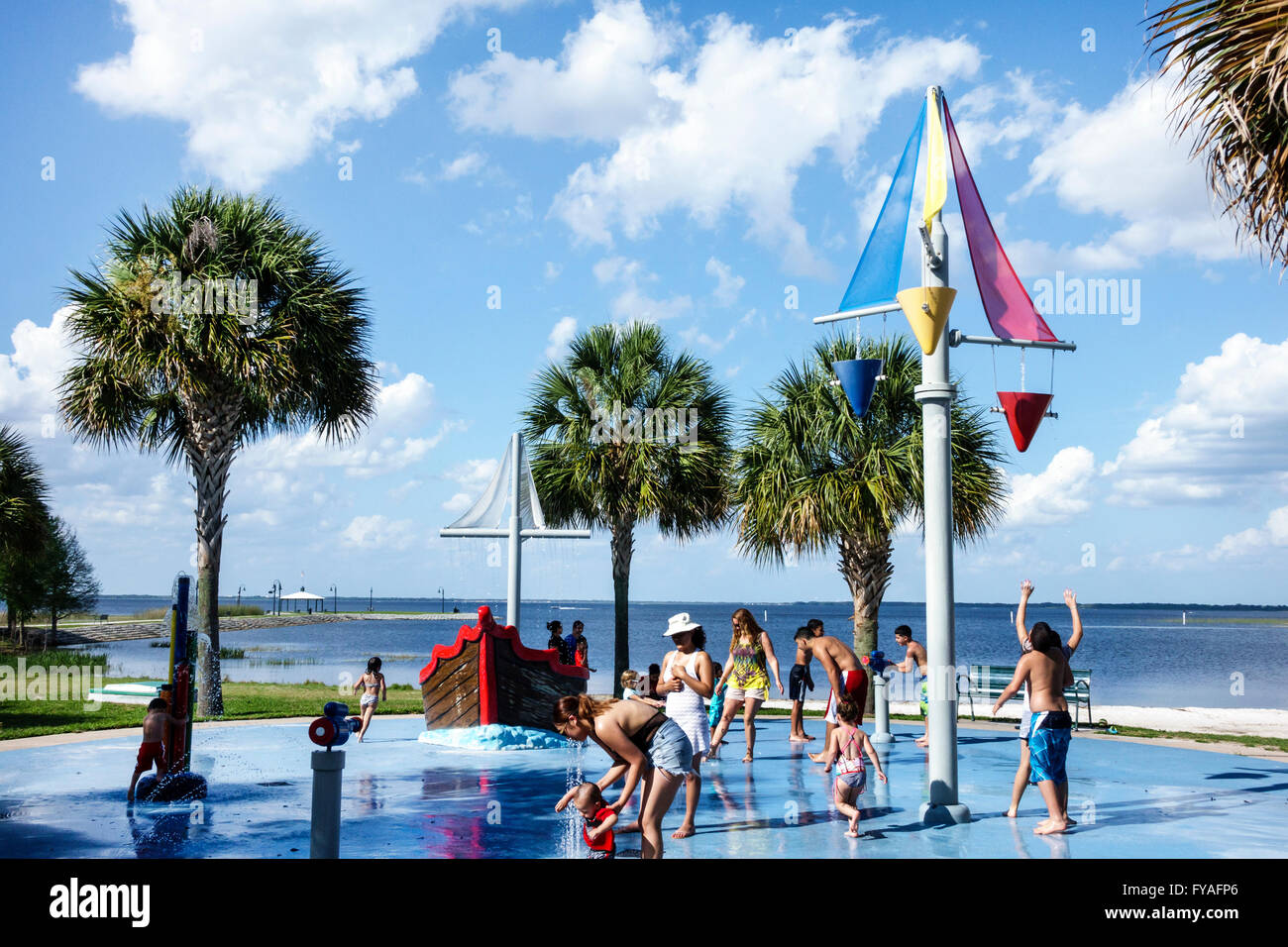 Florida St Saint Cloud Lakefront Park East Lake Tohopekaliga public