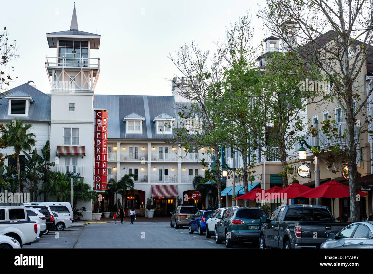 Orlando Florida Celebration master-planned community neo-urbanism Stock