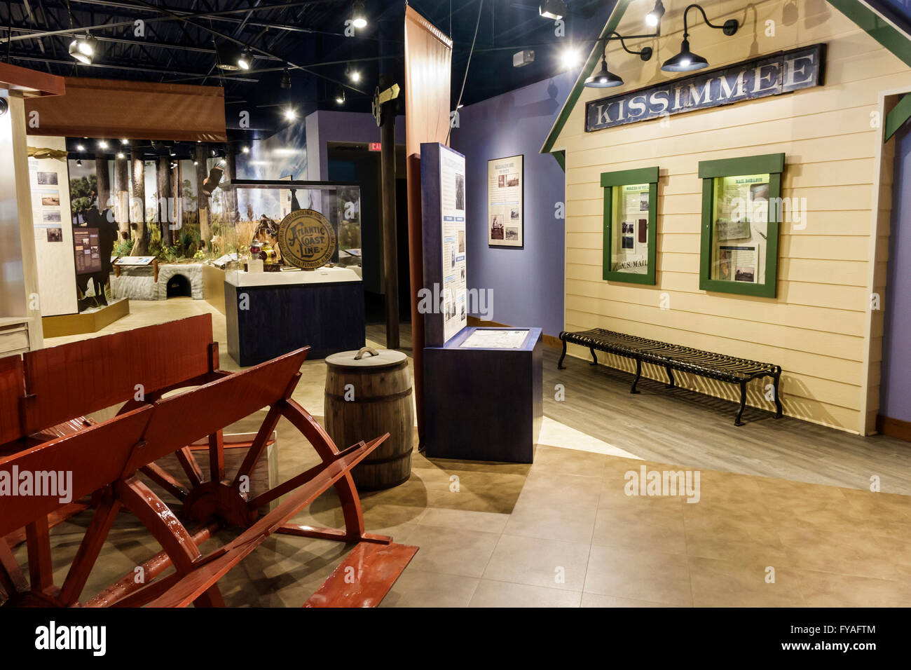 Florida,South,FL,Kissimmee,Orlando,Osceola County Center,centre,History Museum,interior