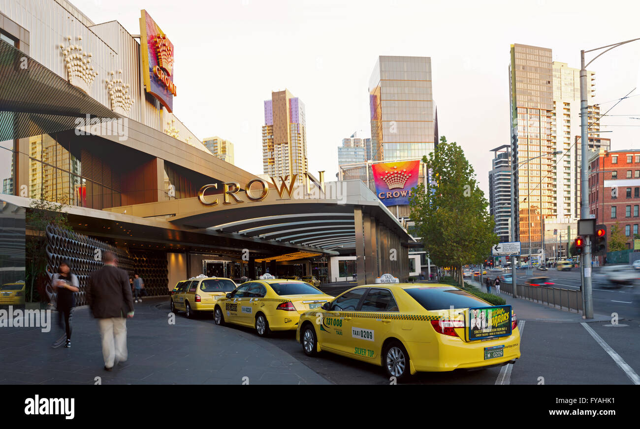 Entrance To the Crown Melbourne Hotel, Entertainment and Casino Complex  Building Editorial Photo - Image of entrance, modern: 197926226