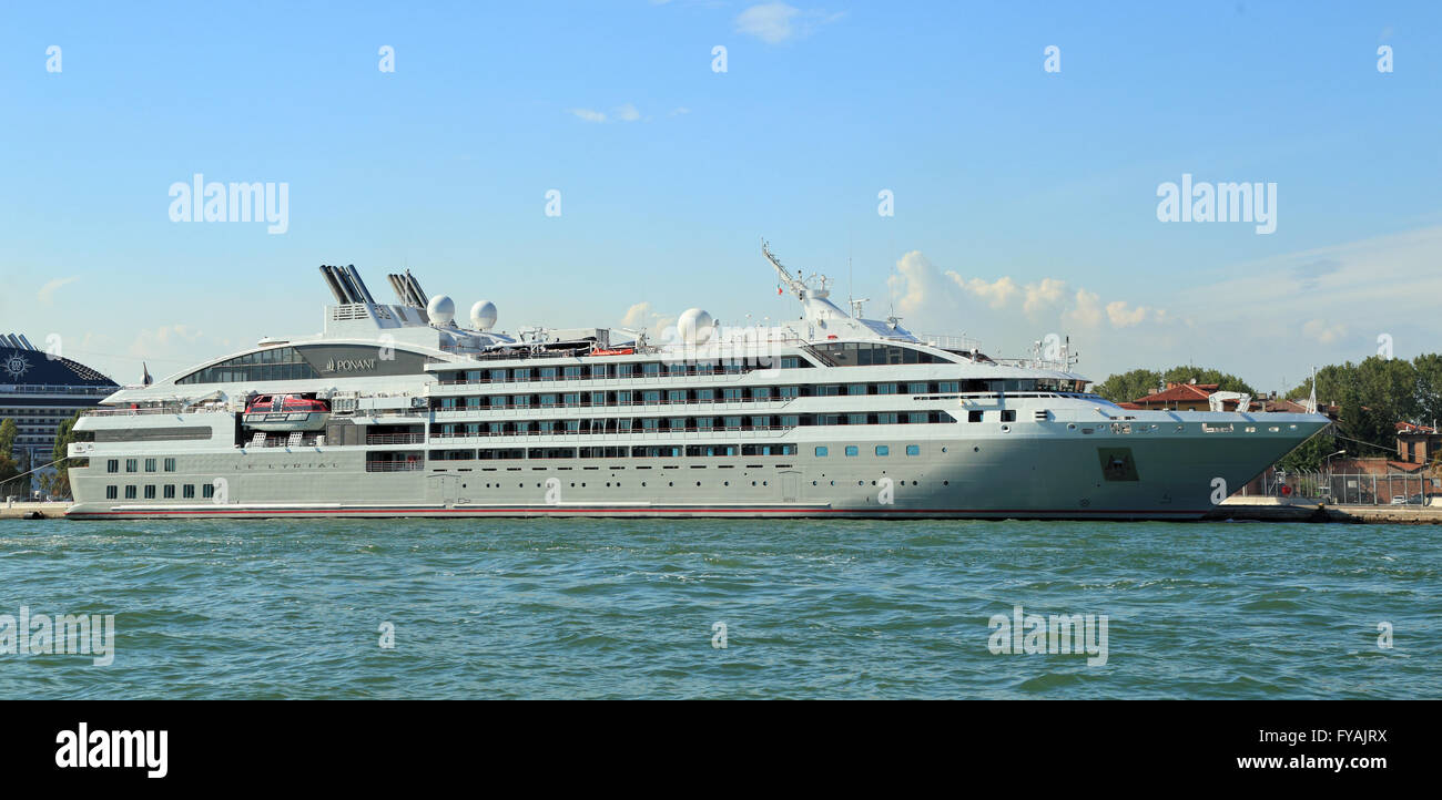 Cruise ship Le Lyrial, IMO 9704130 Stock Photo