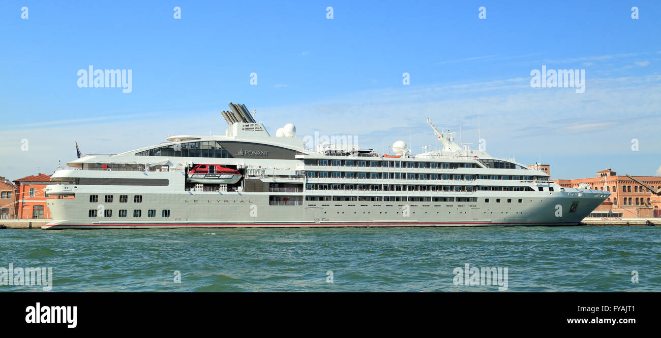 Cruise ship Le Lyrial, IMO 9704130 Stock Photo