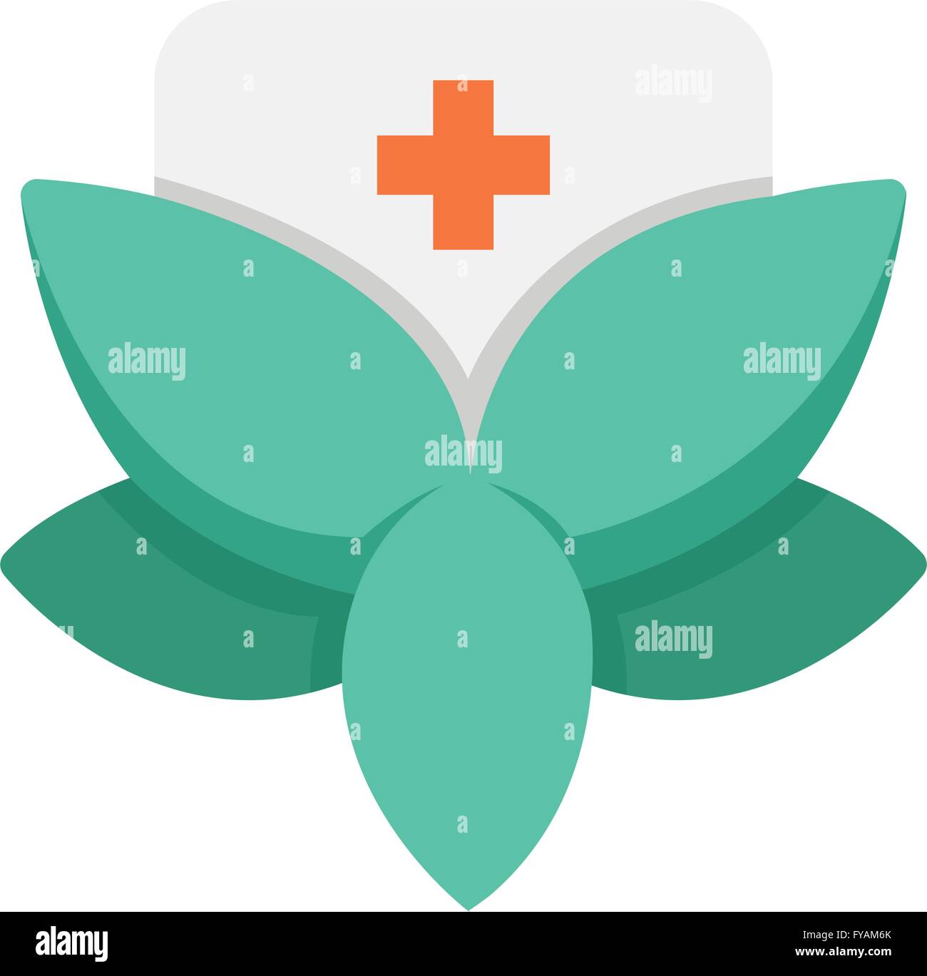 Flat Icon Alternative medicine icon Stock Vector Image & Art - Alamy