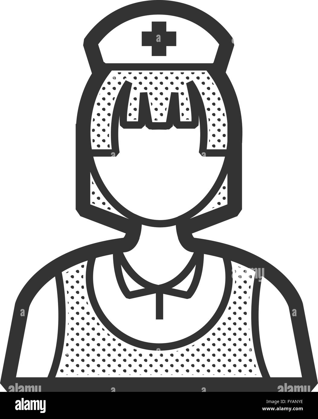 nurse icon, old clothe style Stock Vector Image & Art - Alamy