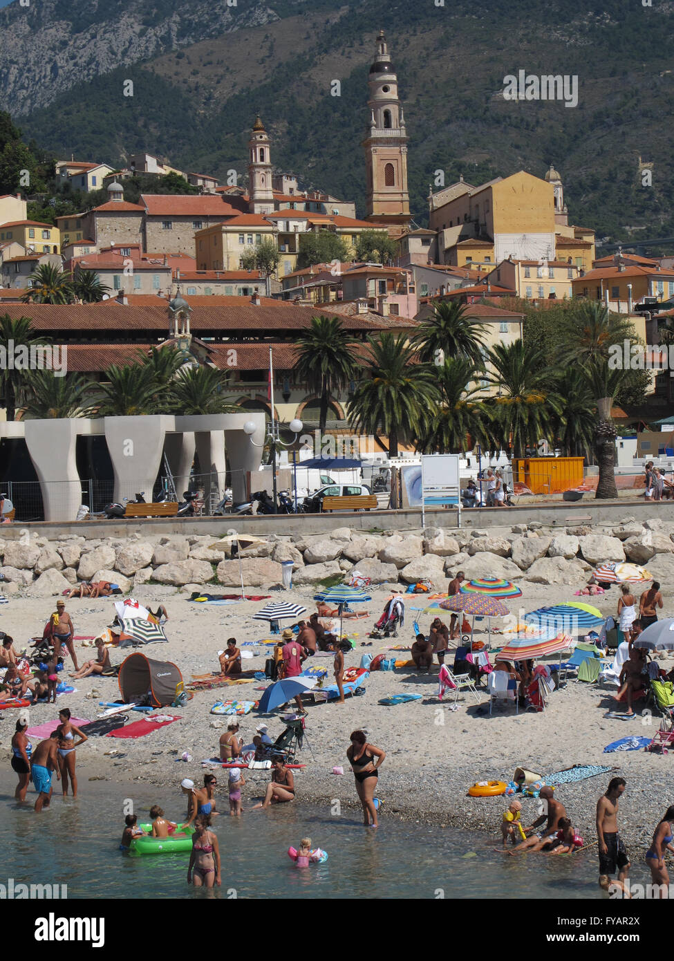 Sunbathers france beach hires stock photography and images Alamy
