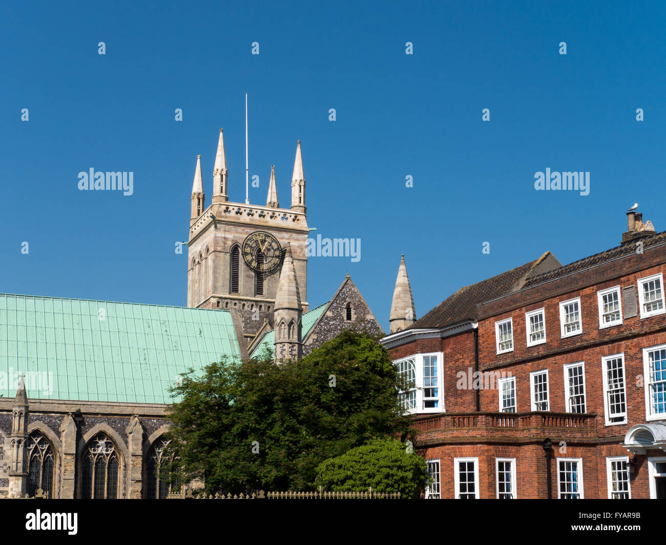The Minster Church of St. Nicholas and nearby Houses, Great