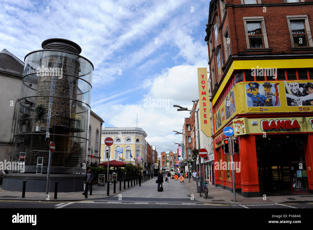 The Church Restaurant And Banba Toymaster Jervis St Dublin Irlande Stock Photo Alamy