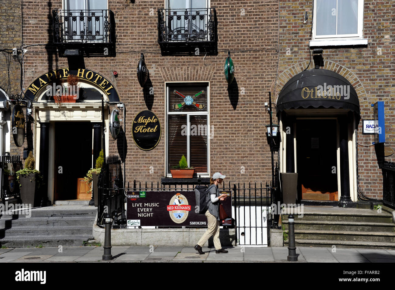 Maple Hotel and Othello in Lower Gardiner Street, Dublin, Ireland Stock  Photo - Alamy