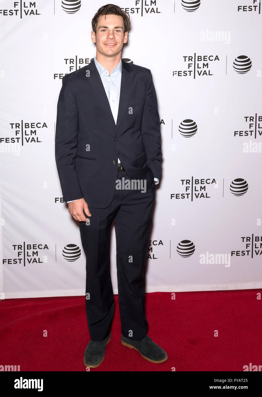 New York City, USA - April 24, 2016: Actor Cronin Cullen attends the ...