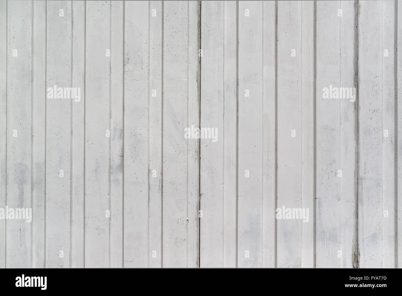 White painted concrete wall stripped surface texture Stock Photo
