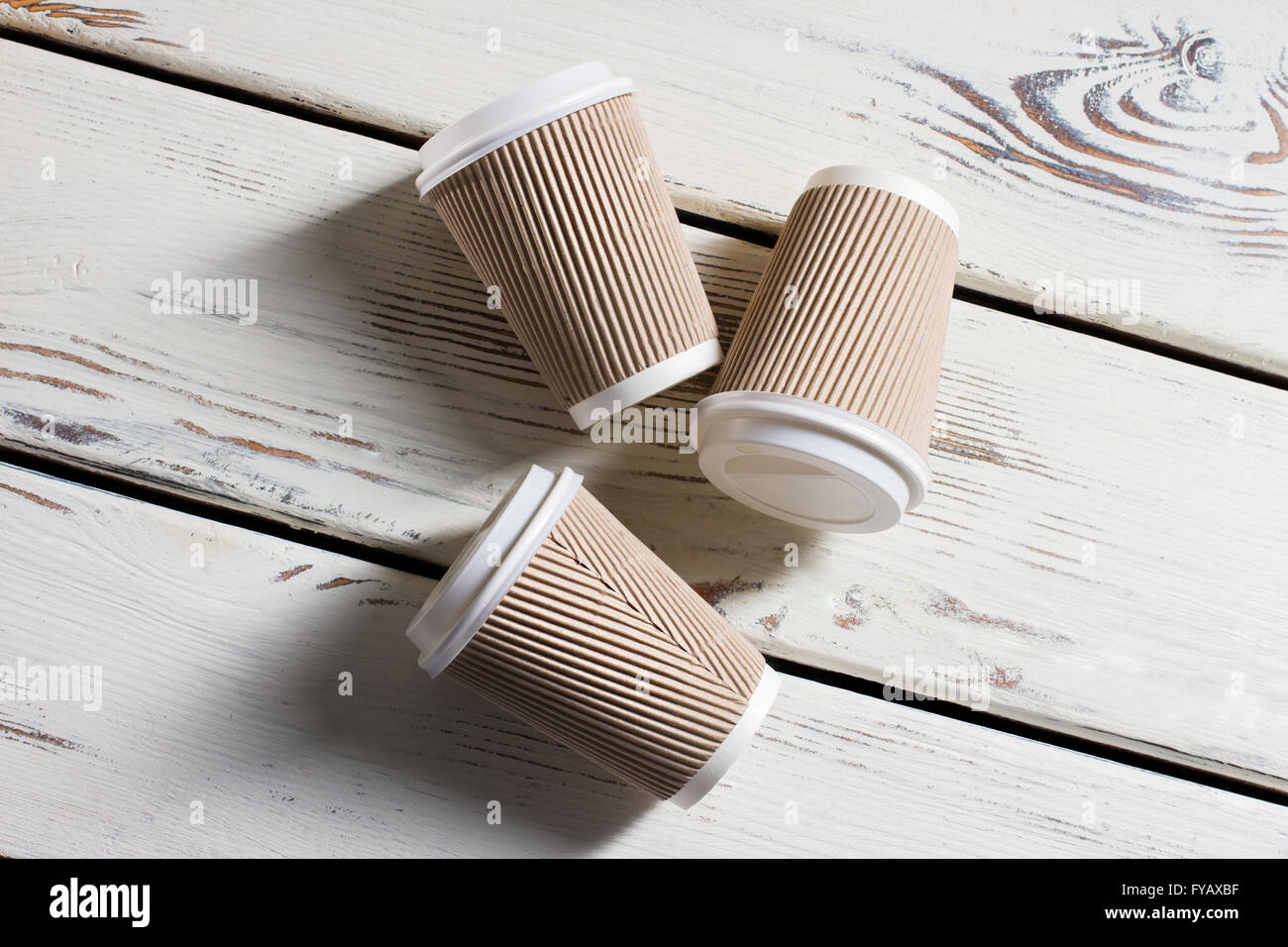 Laying ripple paper cups Stock Photo - Alamy