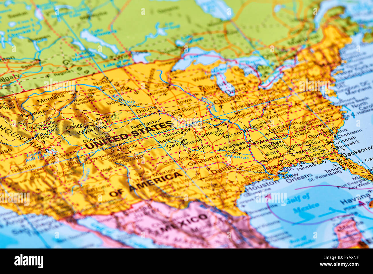 United states map hires stock photography and images Alamy