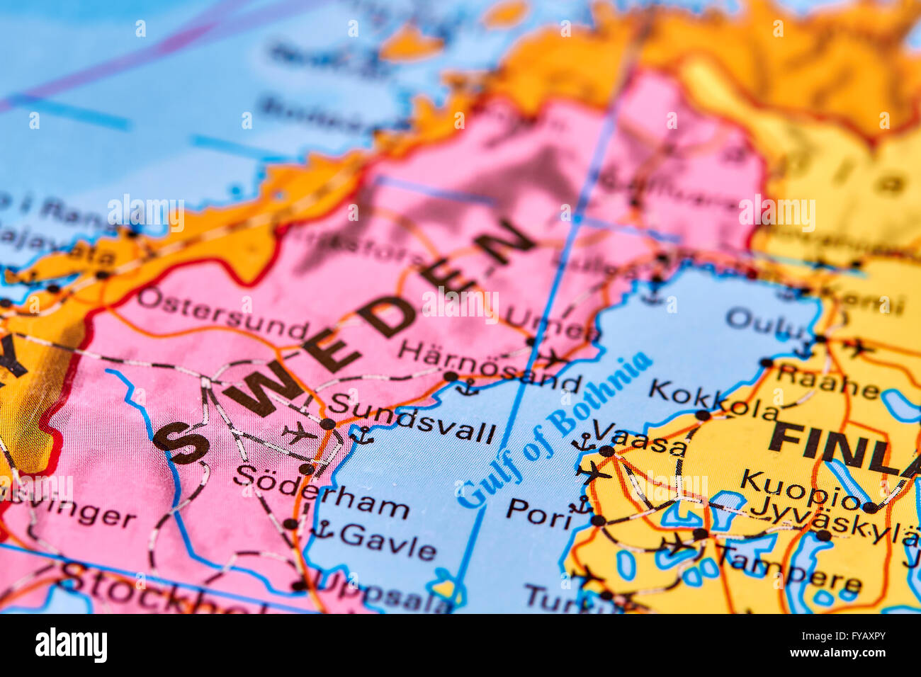 Where Is Sweden Located On The World Map Map