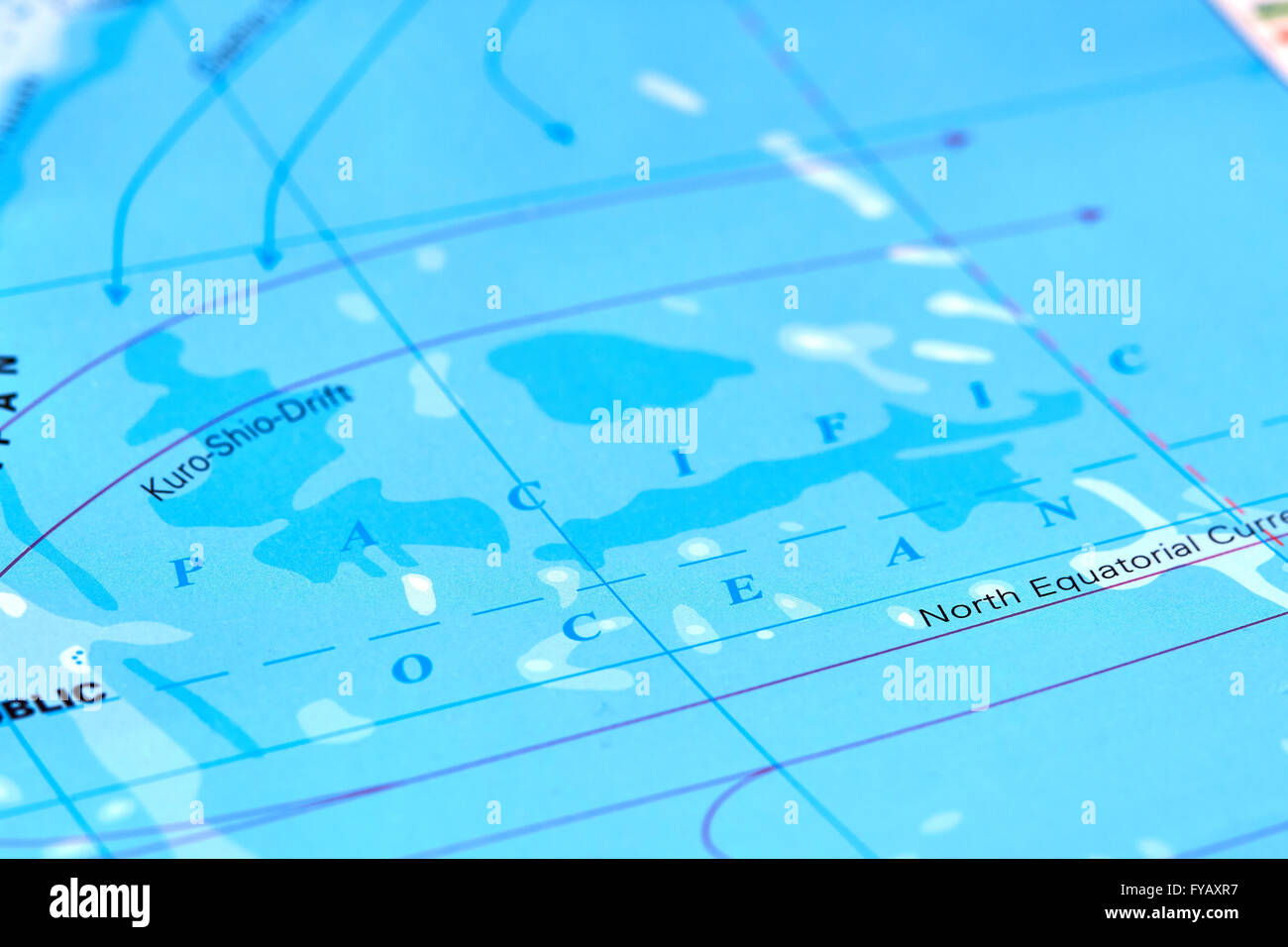 Pacific ocean map hires stock photography and images Alamy