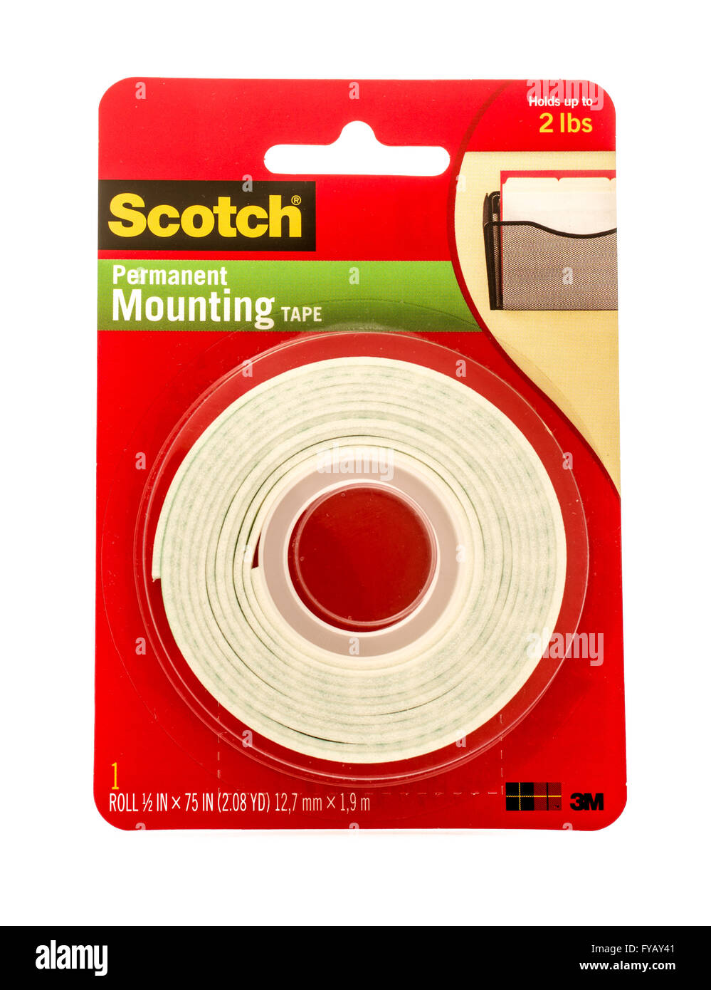Scotch-Mount Extreme Double-Sided Mounting Tapes 1-in x 33.33-ft  Double-Sided Tape in the Double-Sided Mounting Tape department at