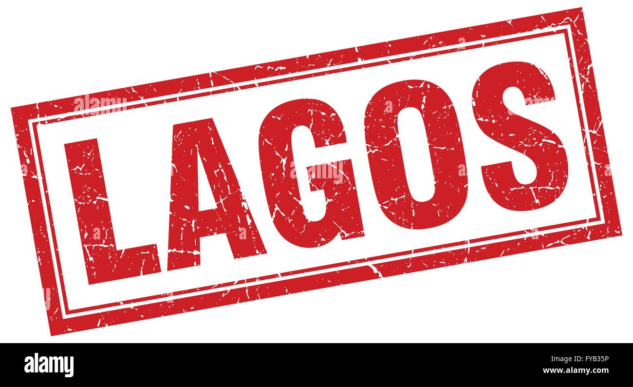 Lagos red square grunge stamp on white Stock Vector Image & Art - Alamy