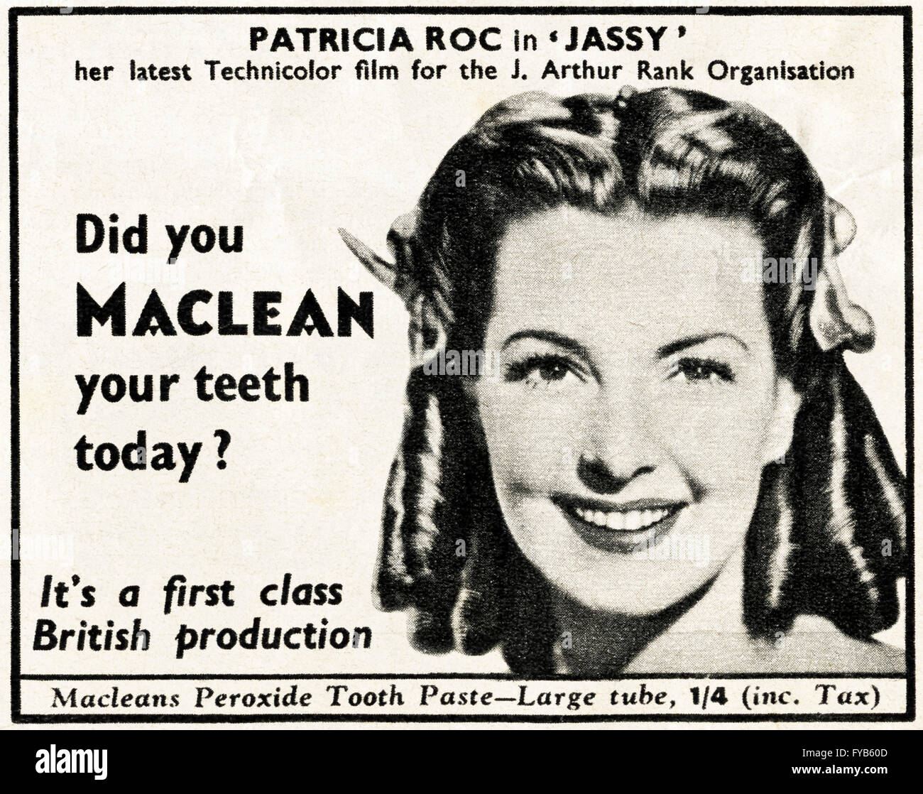 1940s original old vintage magazine advert from the WWW2 postwar era