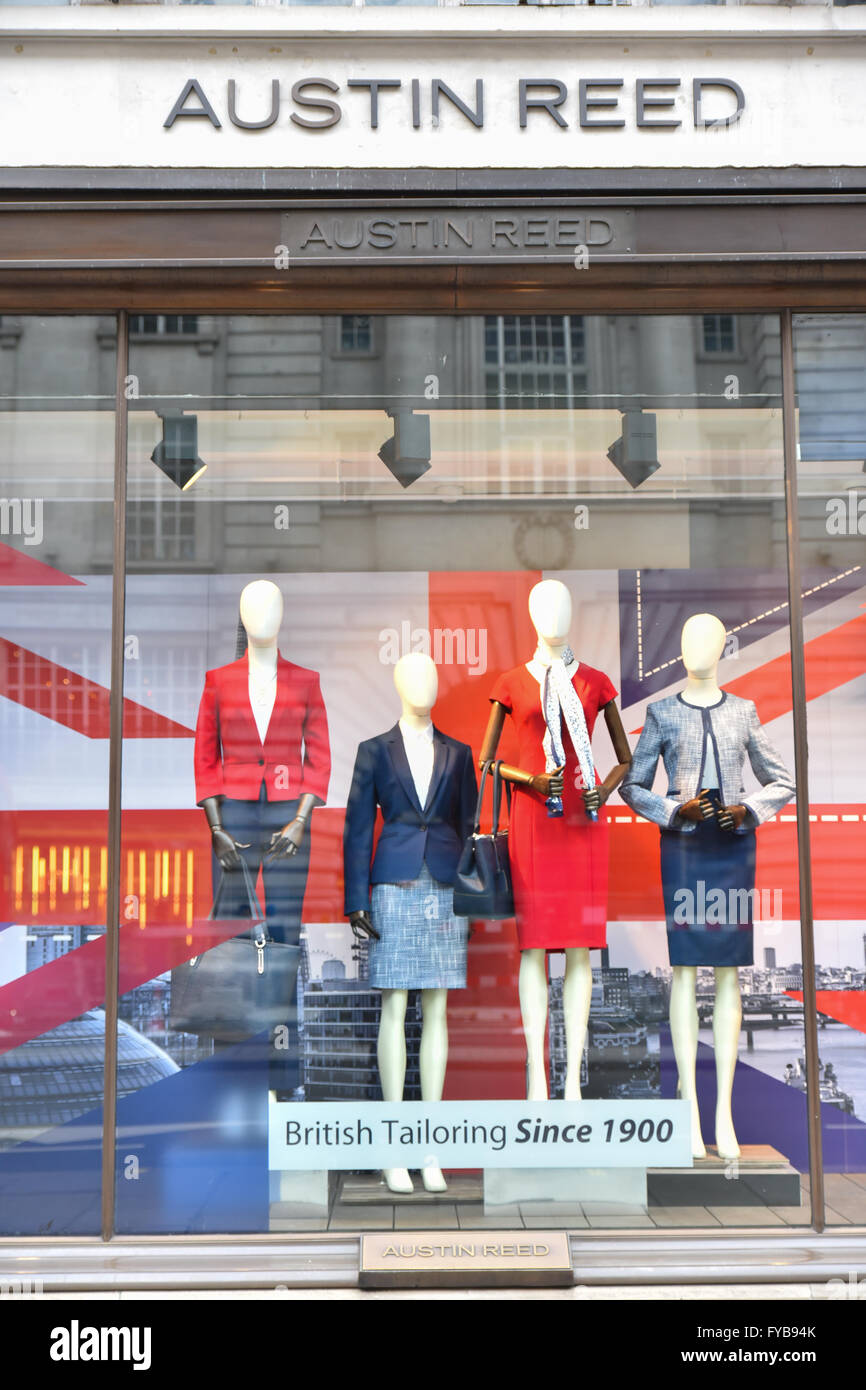 Regent Street, London, UK. 24th April 2016. Austin Reed files notice ...
