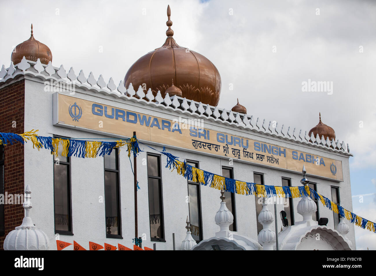 Gurdwara sri guru singh sabha temple hires stock photography and
