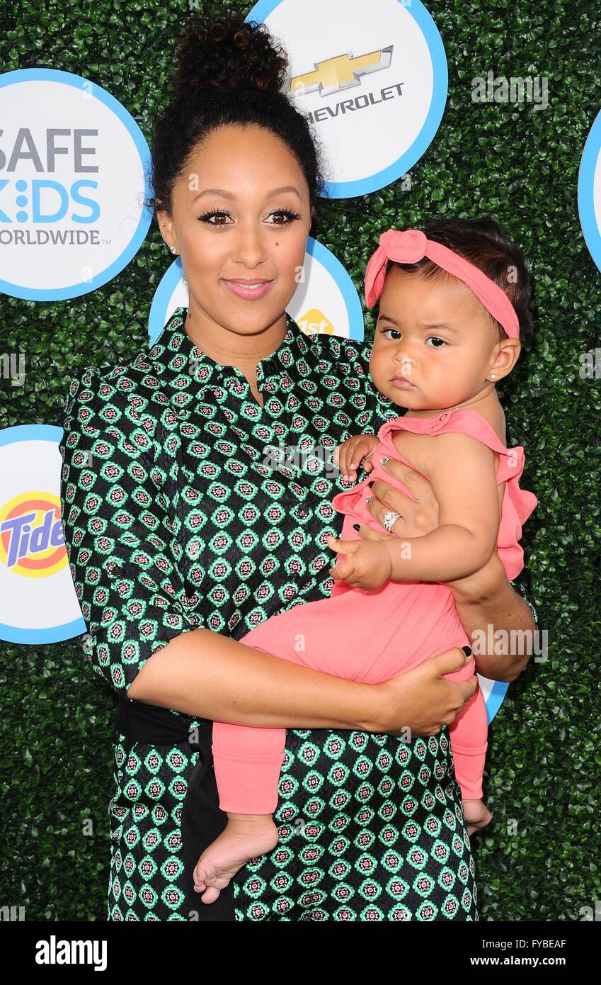 New York, NY, USA. 24th Apr, 2016. Tamera Mowry, Ariah Talea Housley at