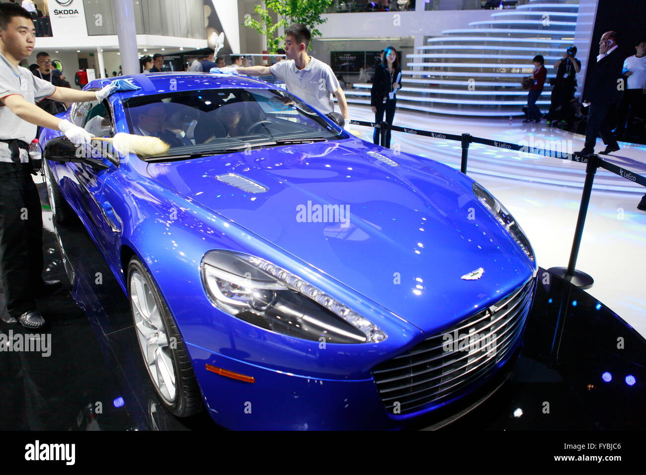 Beijing, China. Monday, 25 April 2016. 2016 Beijing International Automotive Exhibition. Credit:  Shui Ta Shan/Alamy Live News Stock Photo