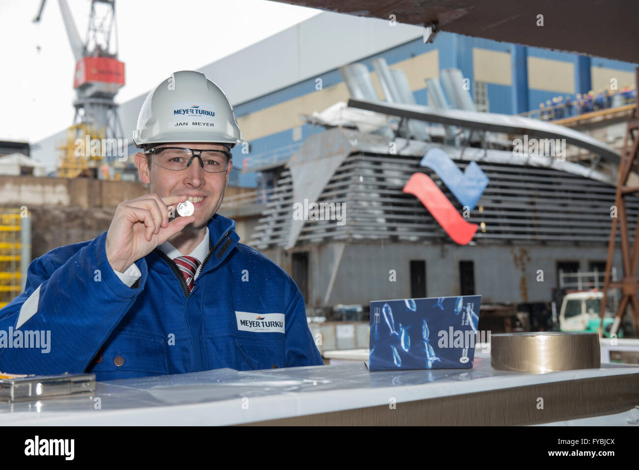 Turku Finland 25th Apr 2016 Ceo Of Meyer Turku Jan