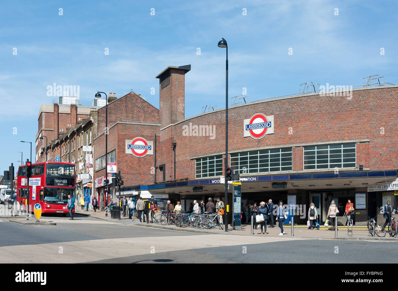 Wood Green Underground Station High Road Wood Green London Borough Stock Photo Alamy