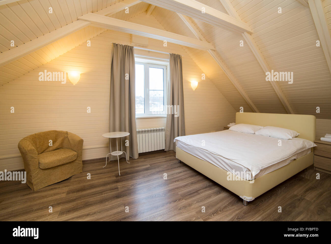 Modern penthouse interior Stock Photo - Alamy