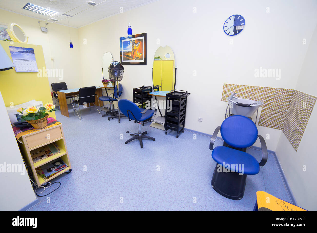 Modern empty spa salon hi res stock photography and images Alamy