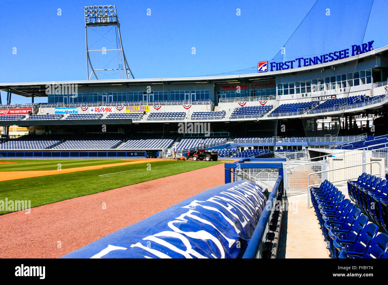 The First Tennessee Park baseball stadium in Nashville Stock Photo - Alamy