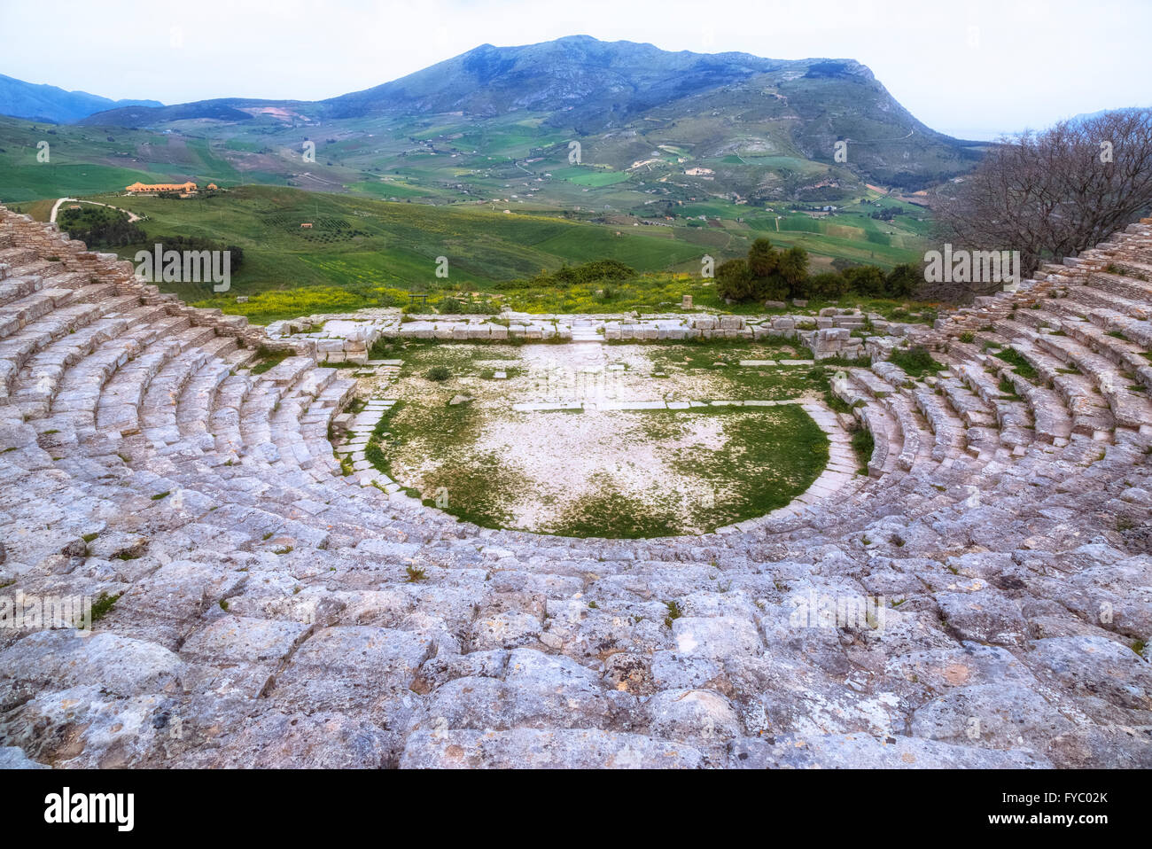 Segesta, Calatafimi, Trapani, Sicily, Italy Stock Photo