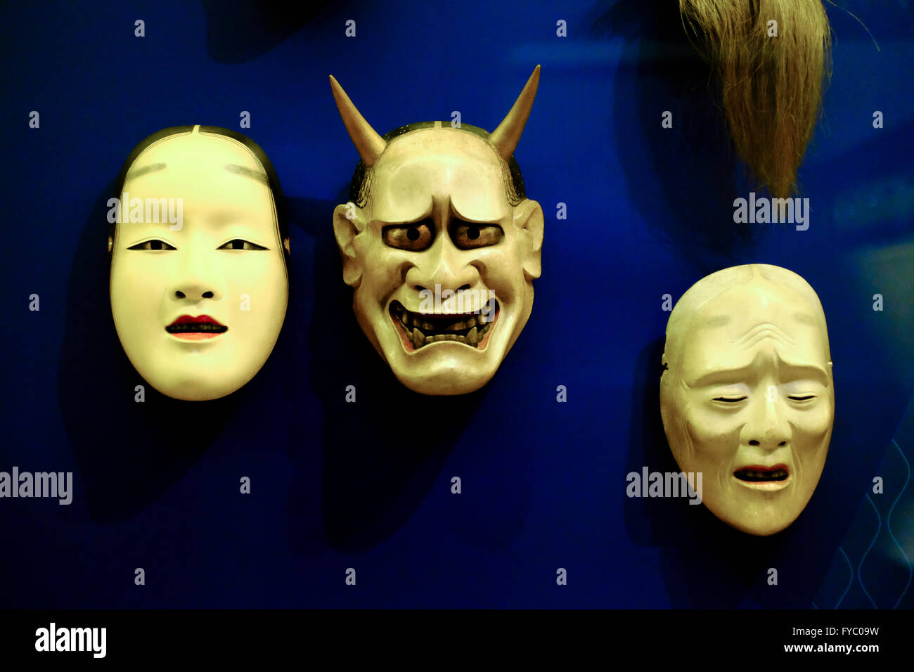 Japanese masks theatre hires stock photography and images Alamy