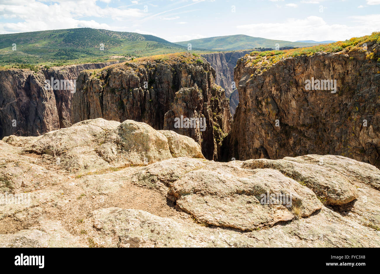 Black Canyon of the Gunnison National Park Stock Photo