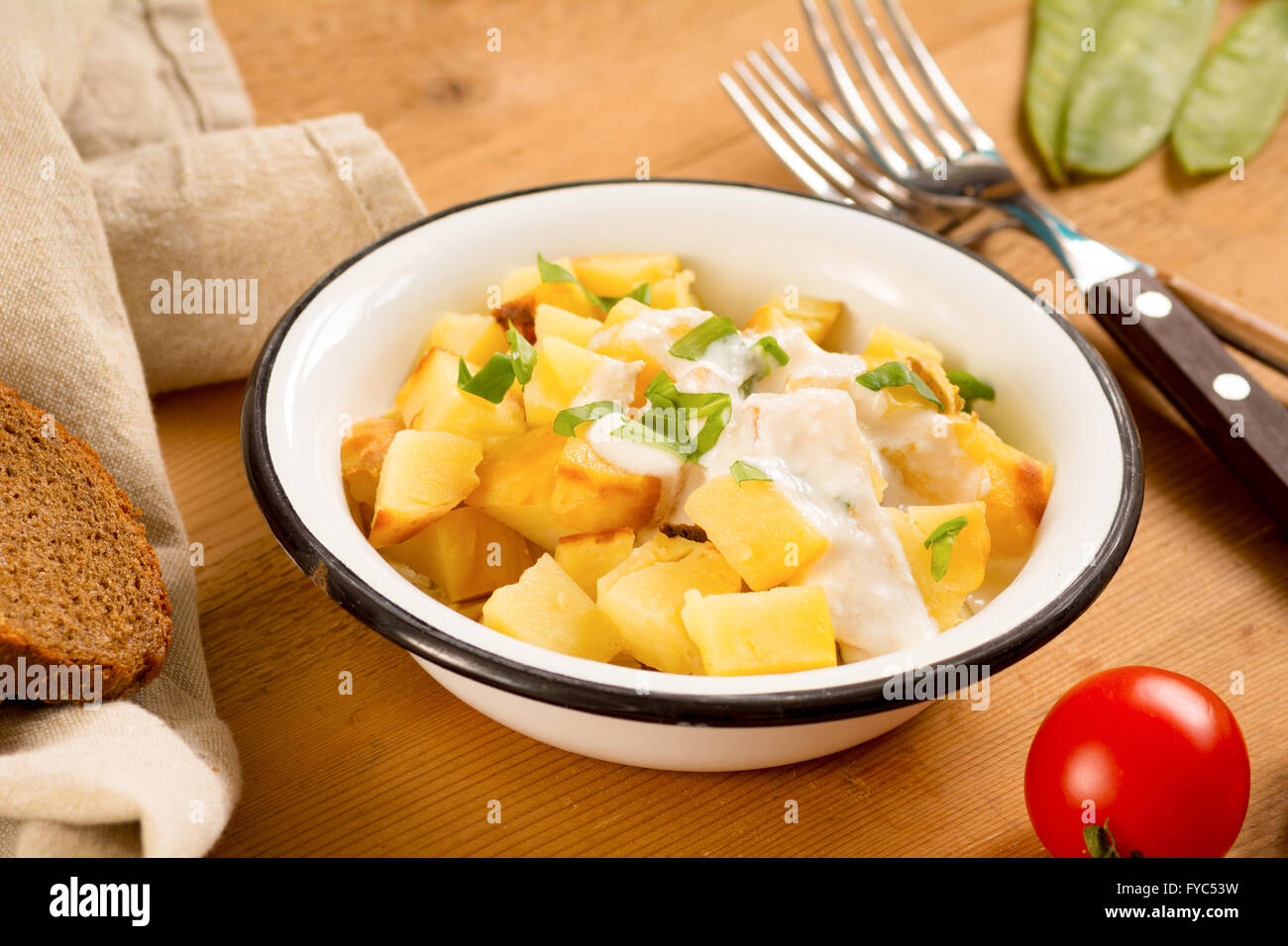 Kartoffelsalat potato salad hi-res stock photography and images - Alamy