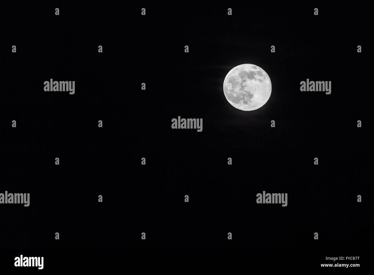 full moon on black background moon isolated Stock Photo Alamy
