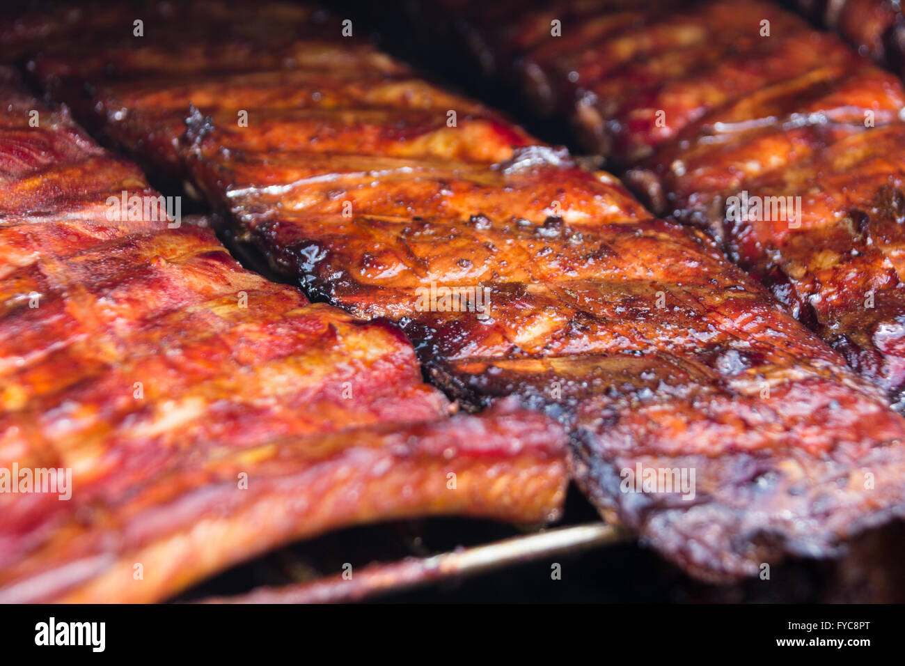 American bbq ribs hi-res stock photography and images - Alamy