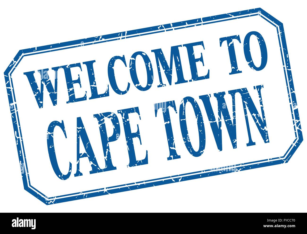 Cape Town blue vintage isolated label Stock Vector Image & Art Alamy