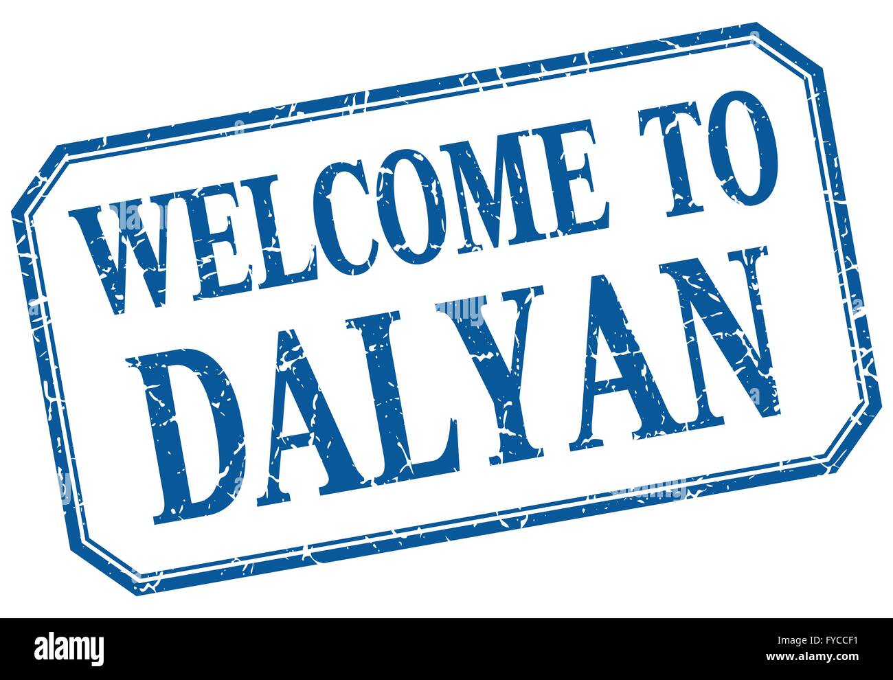 Dalyan - welcome blue vintage isolated label Stock Vector Image & Art ...