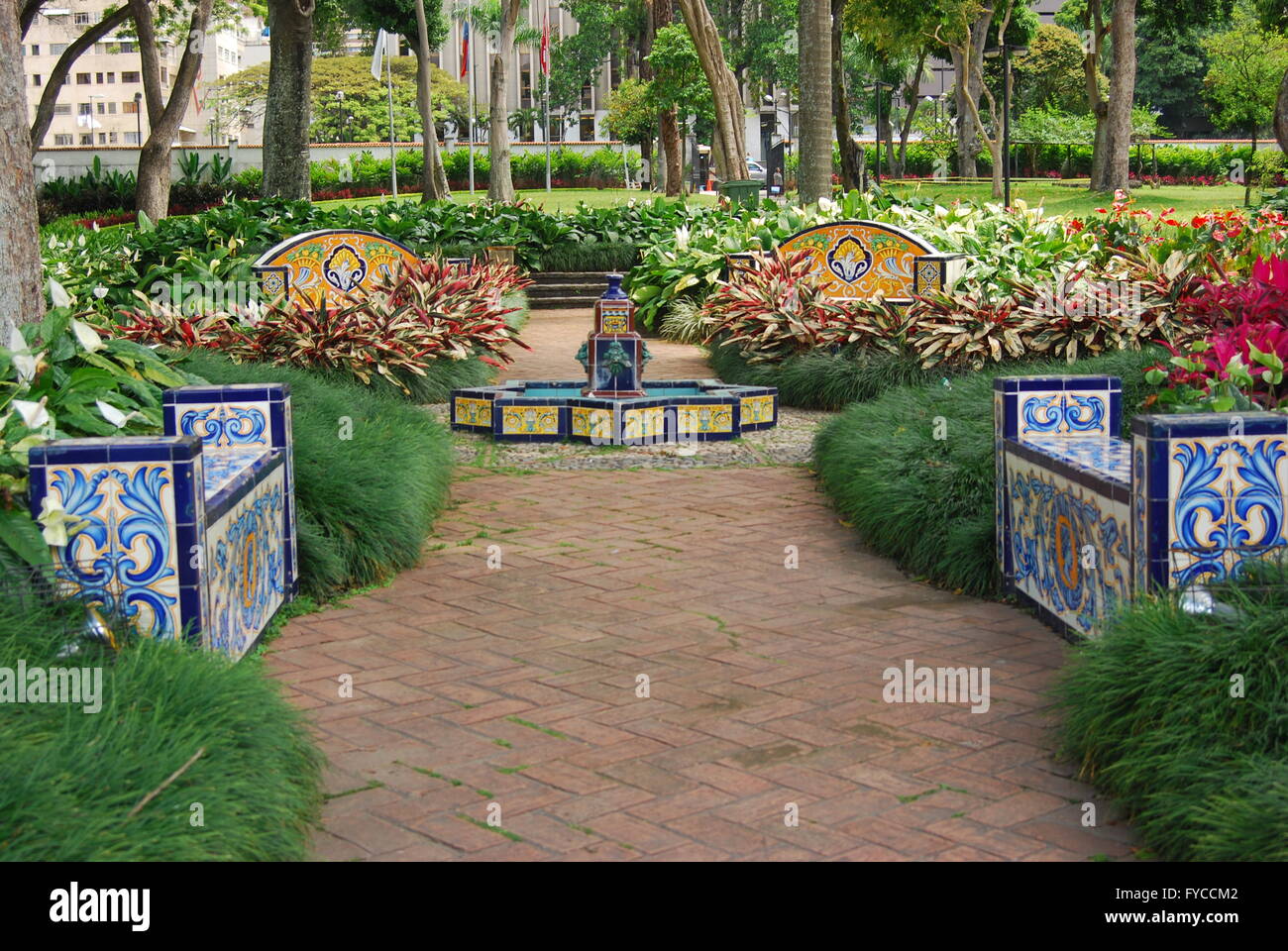 Flowers and plants in a park in Caracas ,Venezuela Stock Photo Alamy
