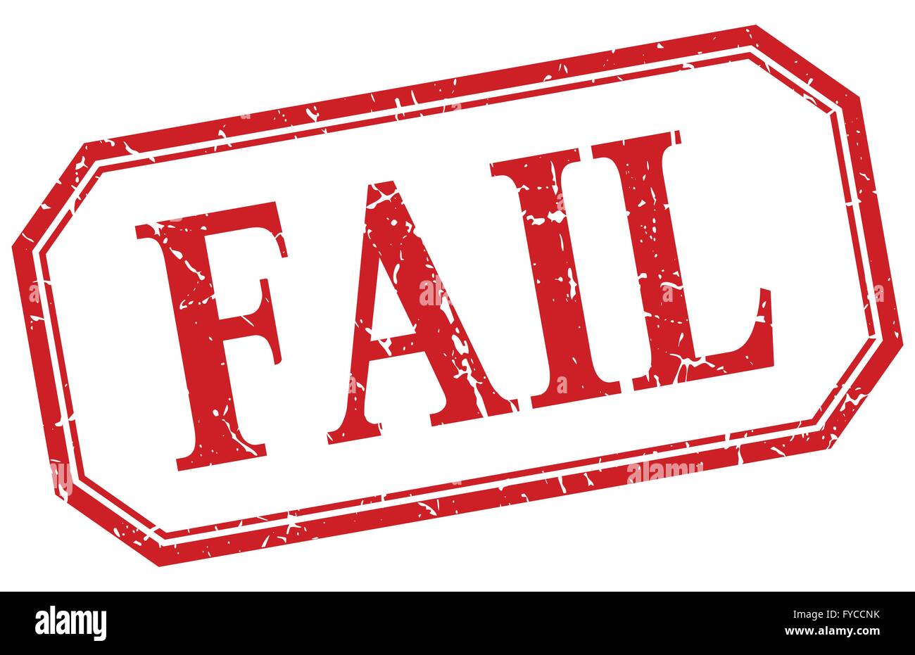 Square grunge red fail stamp hi-res stock photography and images - Alamy