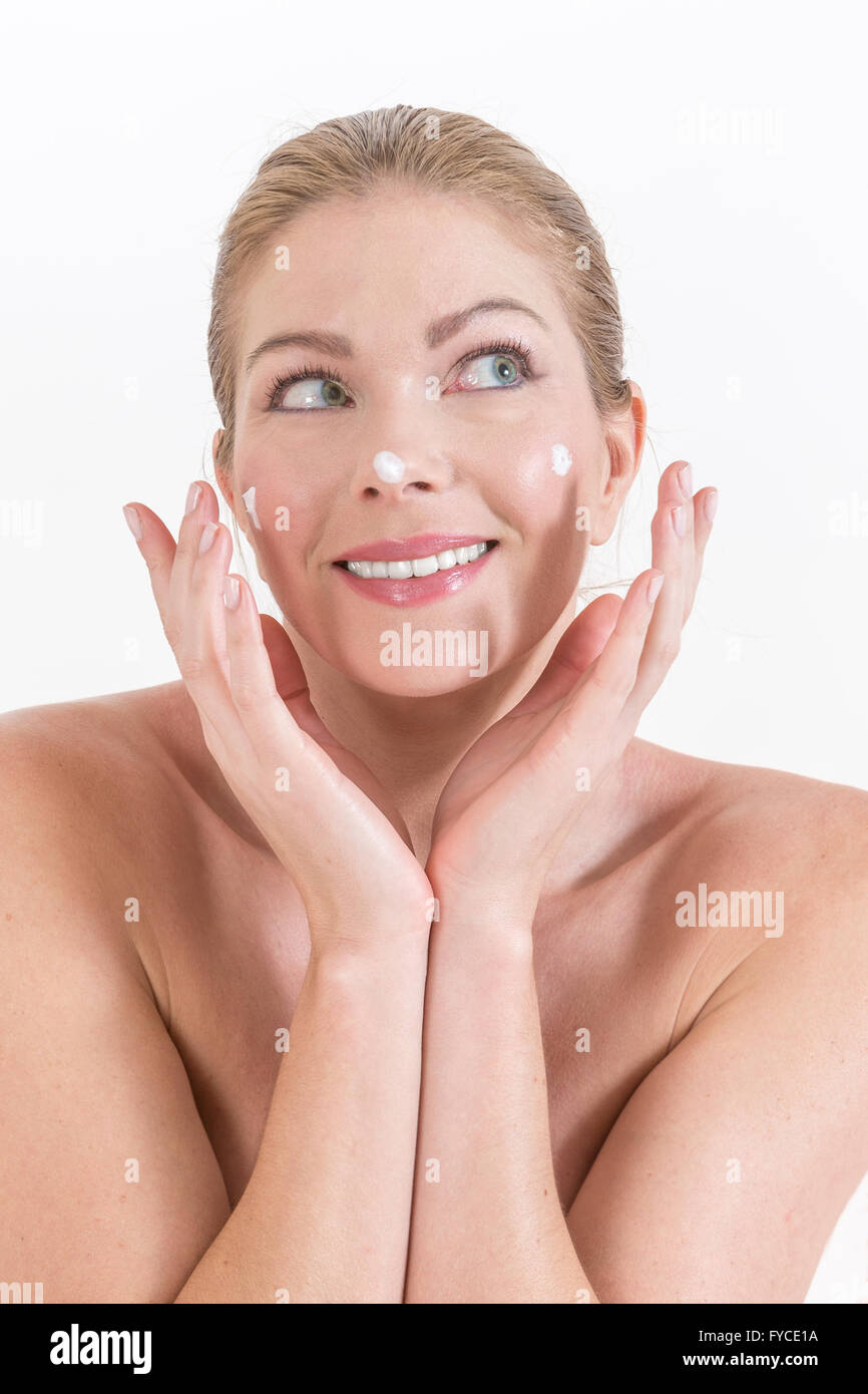 FACE CARE, WOMAN Stock Photo Alamy