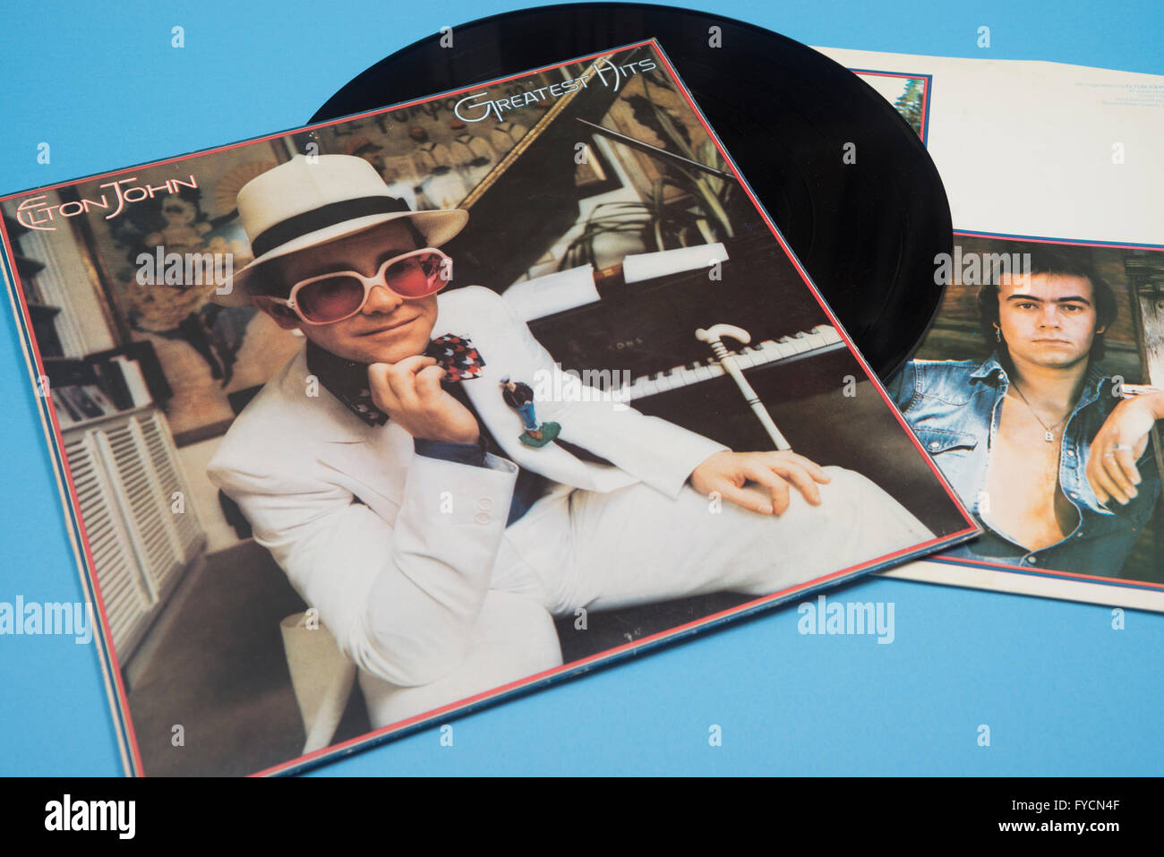 Greatest Hits Album On Vinyl By Elton John With Original Sleeve Stock Photo Alamy