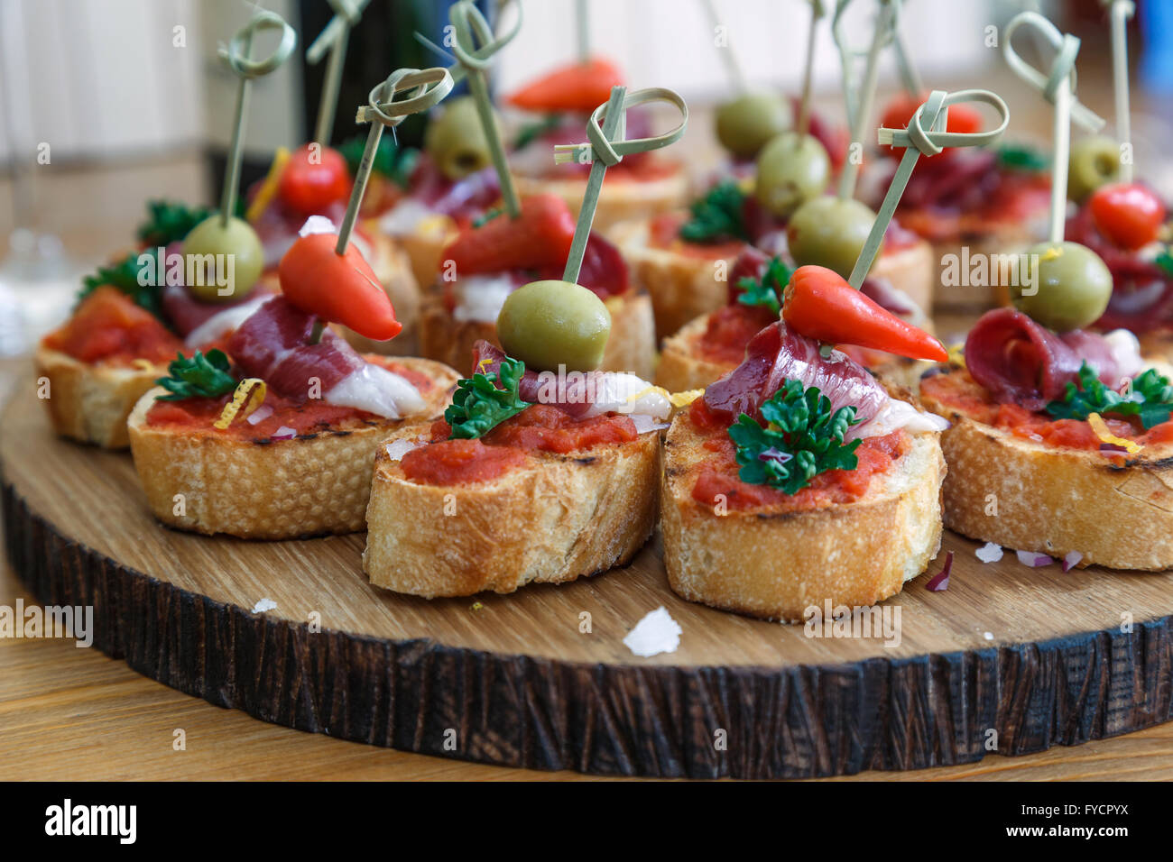 delicious looking side dishes, appetizer food or tapas Stock Photo Alamy