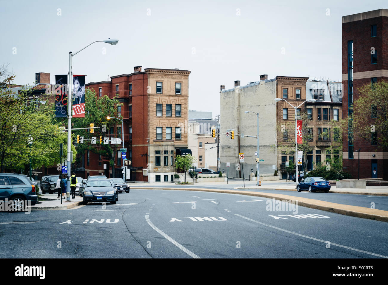 Martin Luther King Boulevard, in MidtownBelvedere, Baltimore, Maryland Stock Photo Alamy