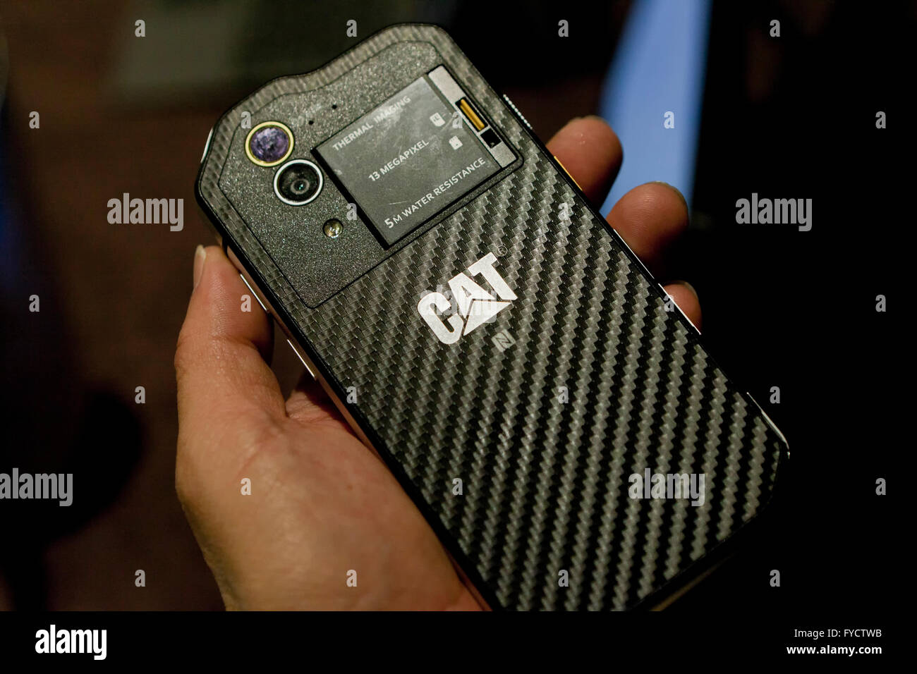 CAT S60 waterproof smartphone with integrated thermal camera (FLIR) - USA  Stock Photo - Alamy