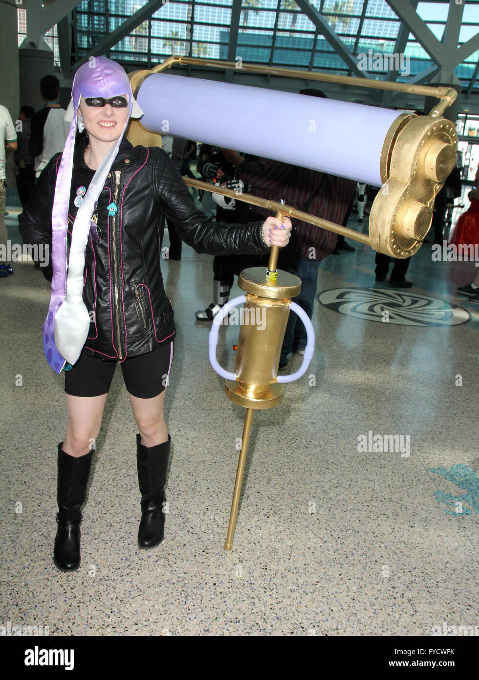 WonderCon 2016 at the Los Angeles Convention Center - Day 1  Featuring: cosplayers Where: Los Angeles, California, United States When: 25 Mar 2016 Stock Photo